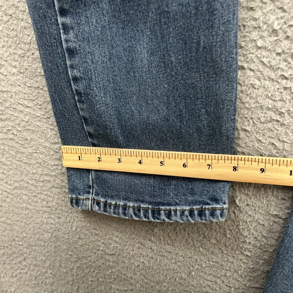 Levis Jeans Mens 36x30 Blue Denim 505 Regular Straight American Medium Wash